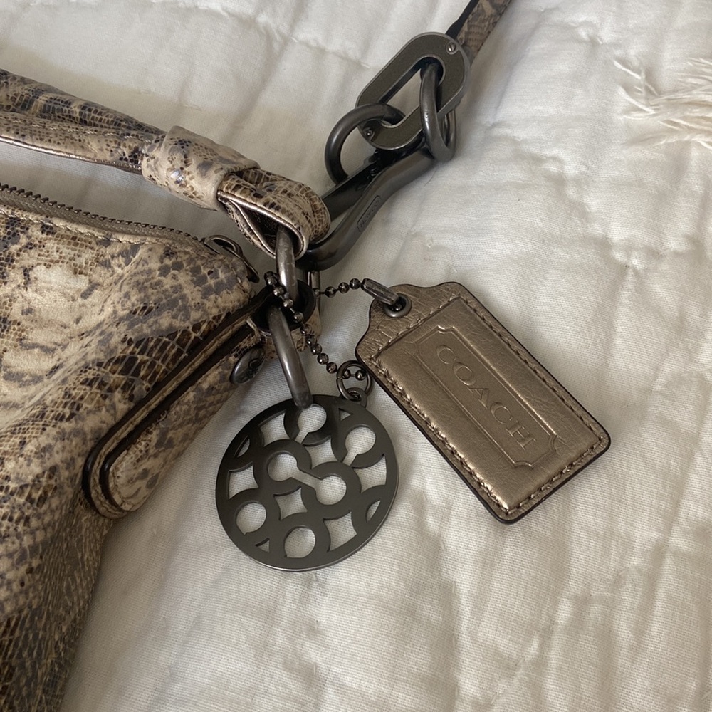 Coach Crossbody/Shoulder Python Bag - image 2